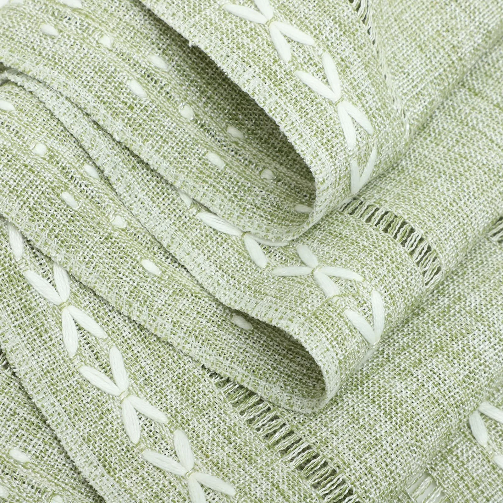 

Rustic Table Runner Tassel Farmhouse Style Long Decorative Table Cloth Party Dining Banquet Decor Party Decor