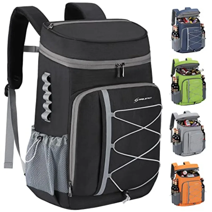 

Cooler Backpack -/ Insulated Soft Cooler Lunch Bag for Camping Beach Hiking and Shopping