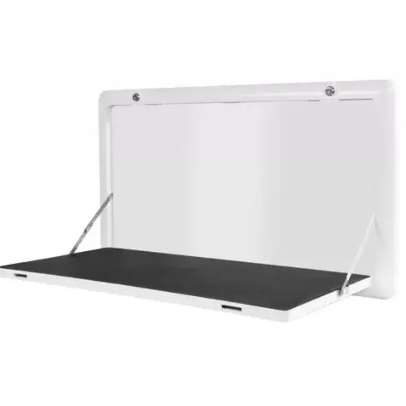 RV side-mounted folding dining table, external side-turned dining table with lights, outdoor folding table board     1pcs