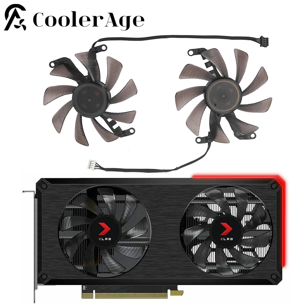 

Video Card Fan for PNY RTX 3060 3060 Ti 3050 Gaming 85MM TH9215S2H-PAA04 RTX3060 RTX3060Ti RTX3050 Graphics Card Cooling Fan