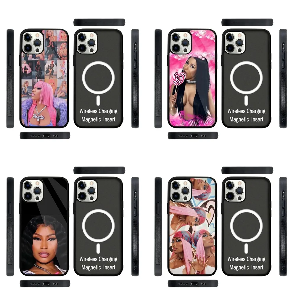 Nicki M-Minaj Rapper   Phone Case Strong Magnetic For IPhone 15,14,13,Pro,Max,Plus,11,12,Mini For Magsafe Wireless Charging