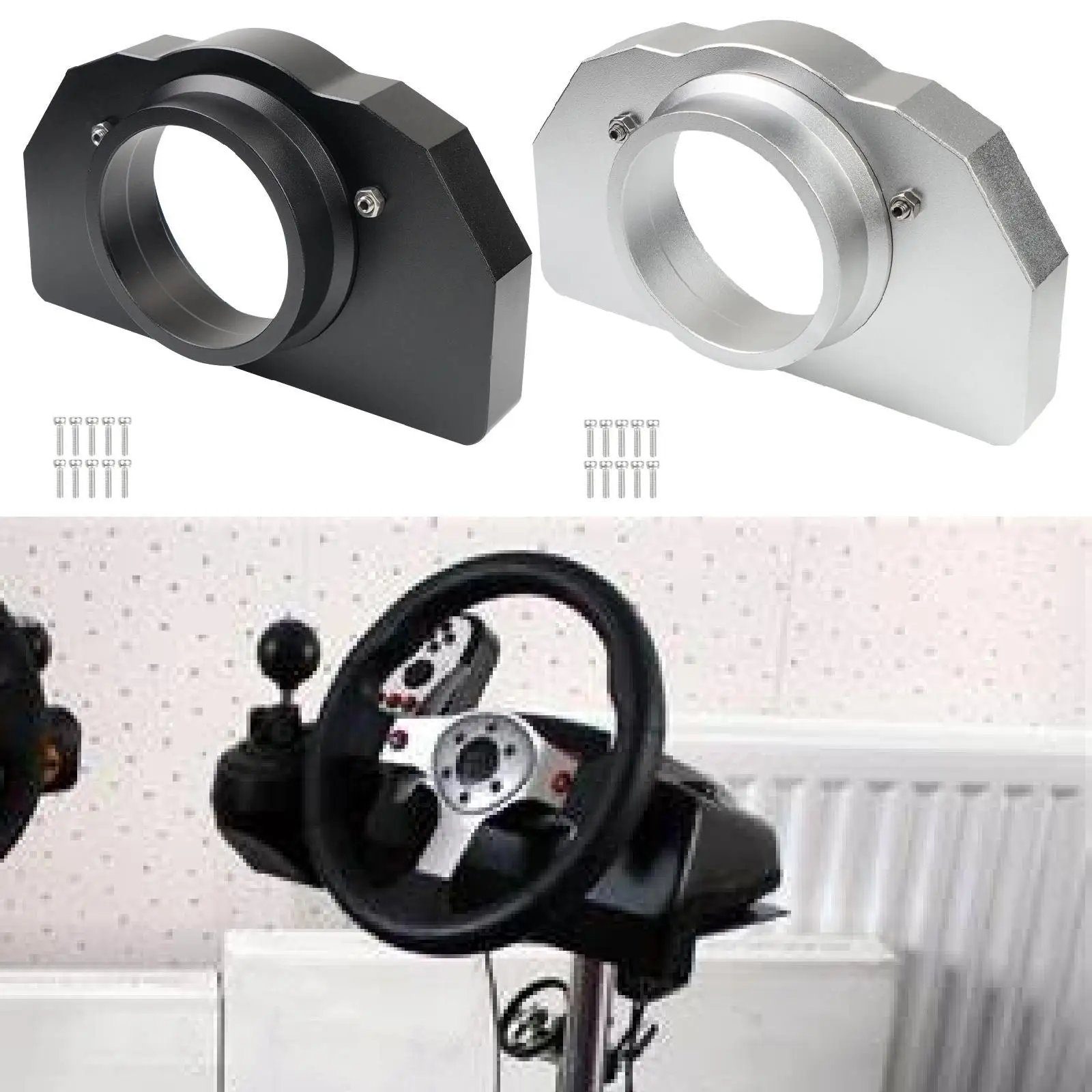 

Game Steering Wheel Base Stand Easy to Install Accessories Modification Spare Parts High Reliability Sturdy Wear Resistant
