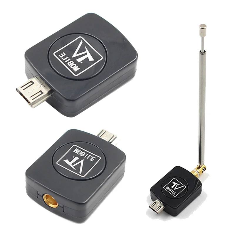 Mini USB DVB-T Tuner TV Receiver Dongle/Antenna DVB T HD Digital Mobile TV HDTV Satellite Receiver for Android Phone