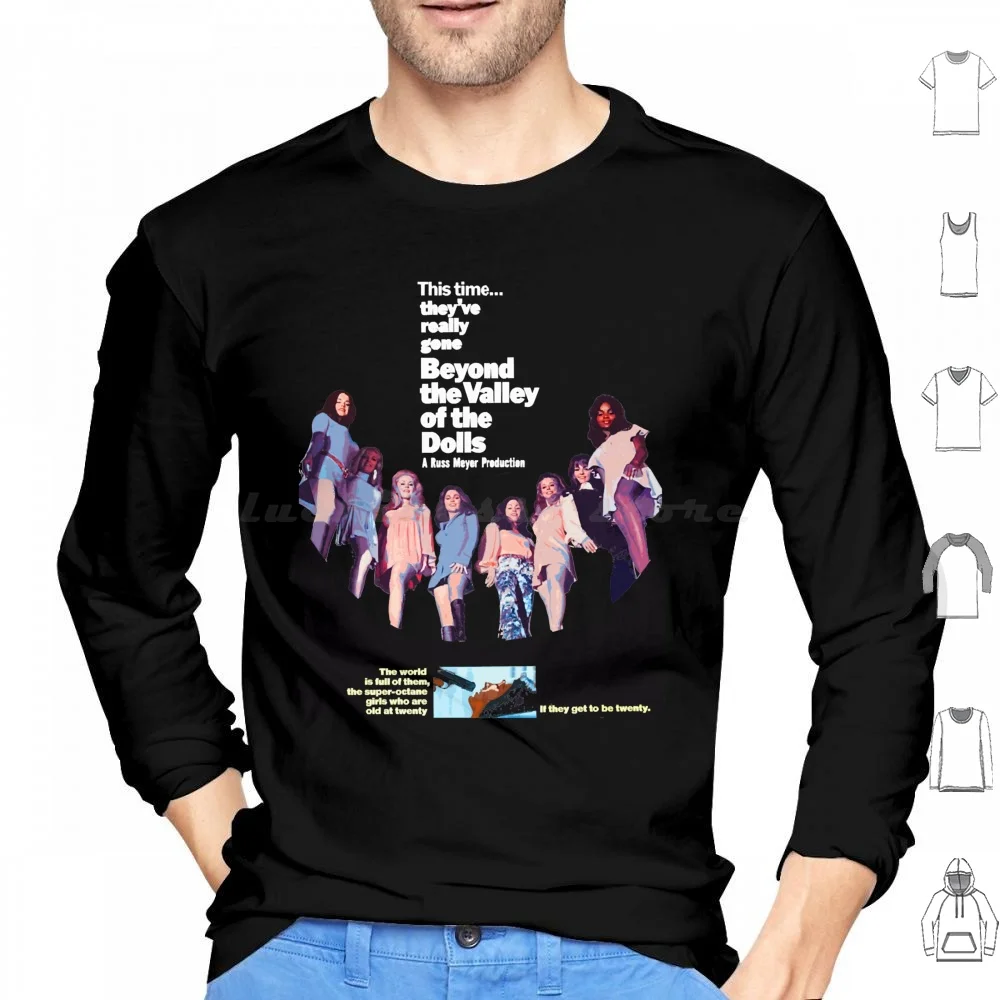 Beyond The Valley Of The Doll Hoodies Long Sleeve Vintage Retro Vintage Movies Retro Movies Exploitaiton Exploitaion