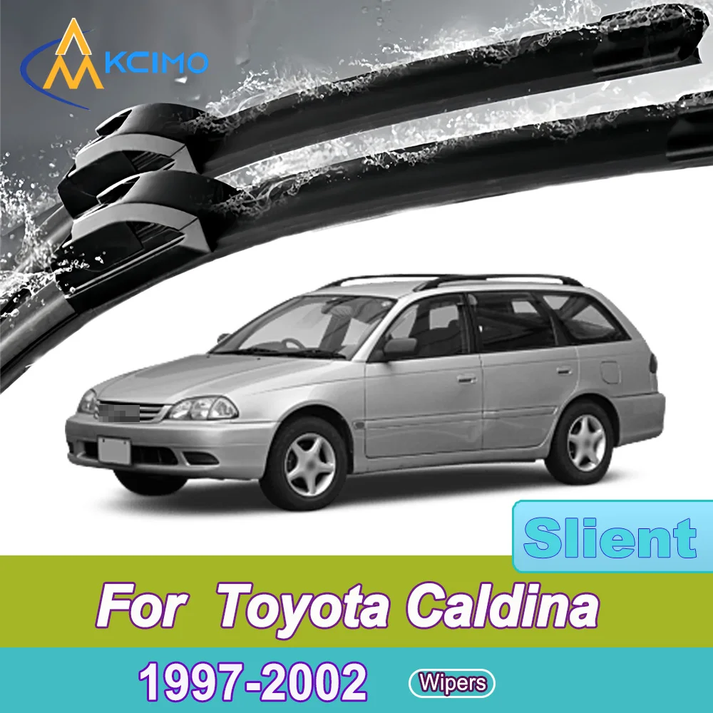 

2pcs Quiet Beam Wiper Blades for Toyota Caldina T210 1997-2002 Silent Windshield Wipers with Quick Installation