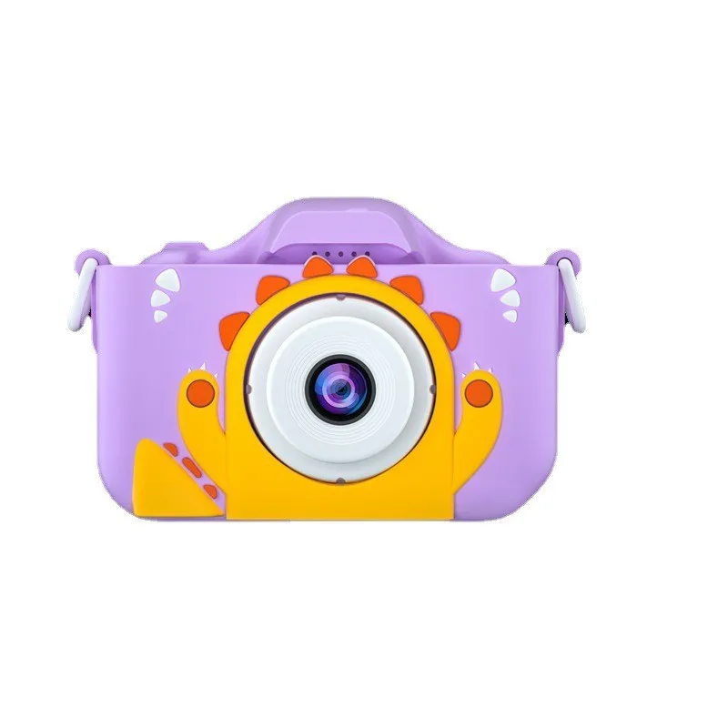 Kids Camera Video Recorder 2000 Pixel Cute Cartoon Digicam Children\'s Toys HD Dual Camera 600mAh Educational Toy For Girl Boy