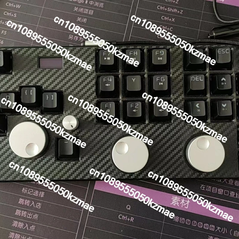 Suitable for knobs and keyboard keys + knobs are feature custom clipping keyboard, da Vinci console, Pr clipping, PS touch-up,