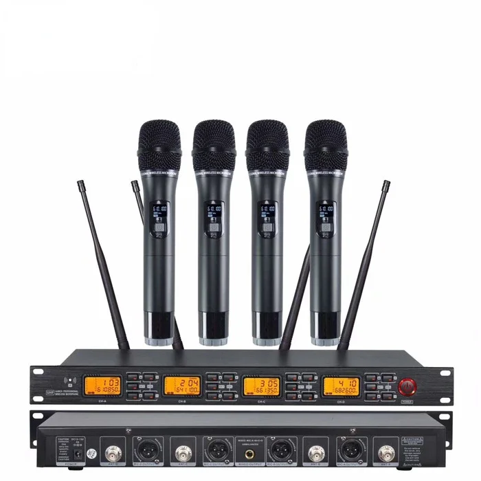 

UR-4000 UHF 640-690MHz 4 mic Беспроводная 4-канальная Беспроводная микрофонная система