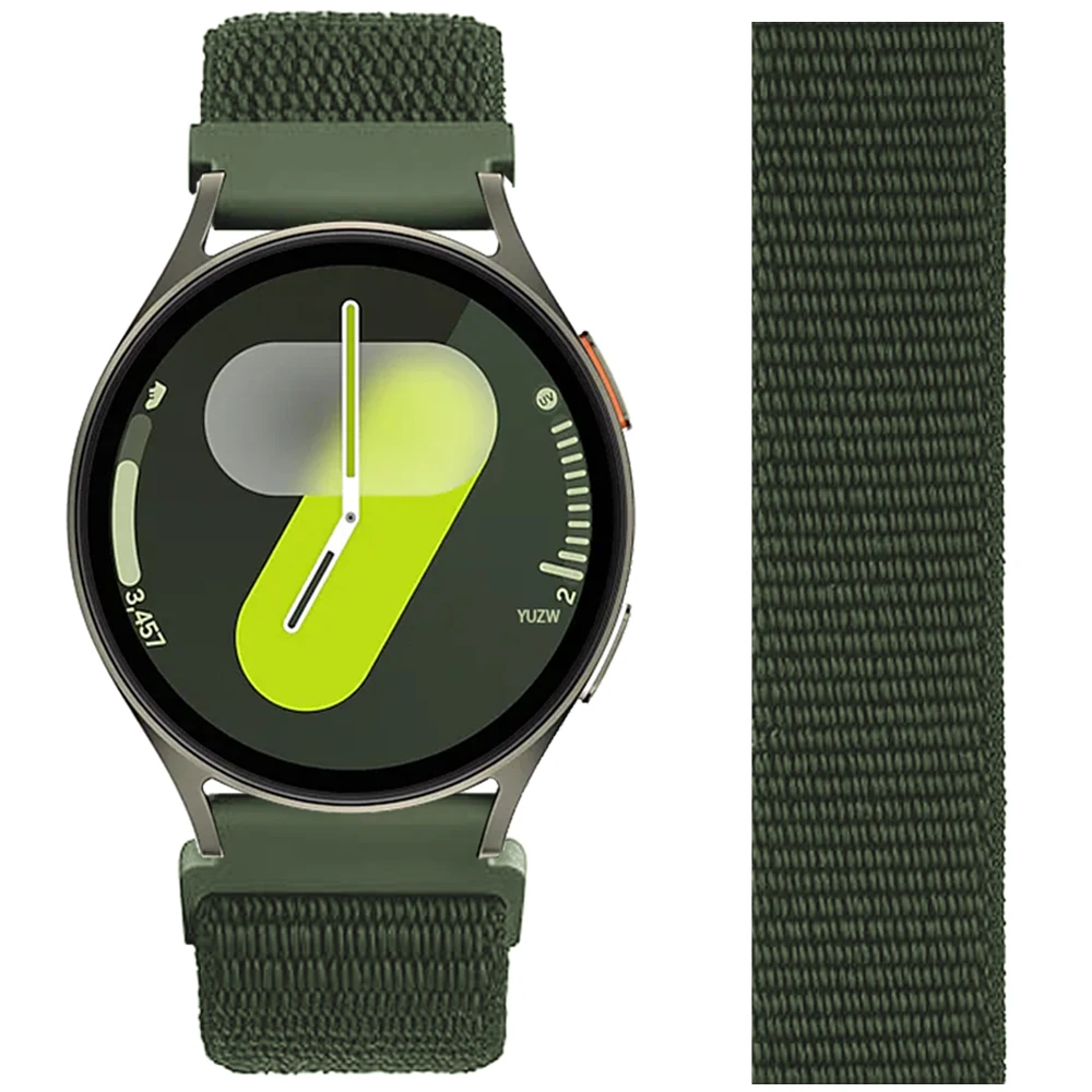 20mm 22mm Nylon Strap For Samsung Galaxy Watch Active 2/Gear S3 /7 4/6 Classic 5 Pro 45mm 40mm 44mm Bracelet Garmin Venu 3 Band