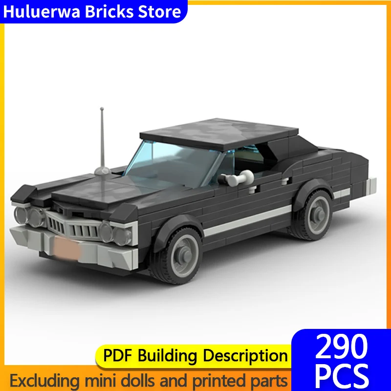 

Popular Movie Model MOC Building Bricks Classic American Muscle Car Modular Technology Children Holiday Gifts Assemble Toys Suit