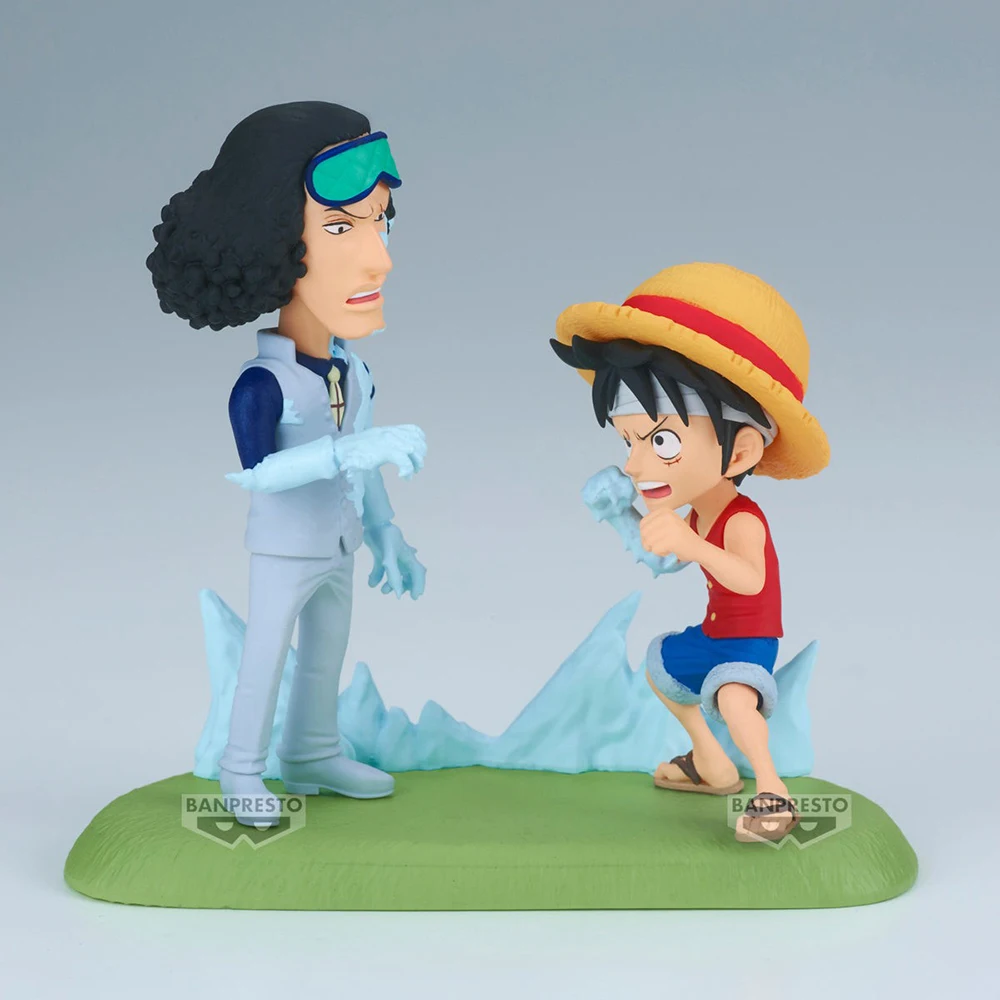 Original en Stock Bandai Spirits Glitter & Glamours One Piece - Aokiji - Monkey D. Luffy Anime Figure Action Figure Garage Kit