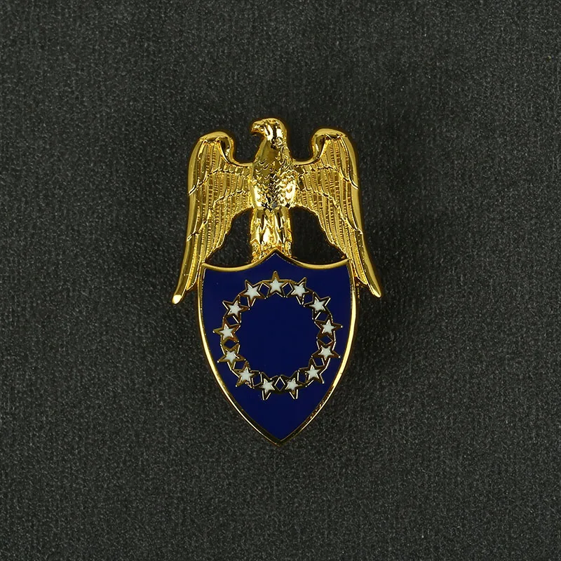 Staff Badge Dress Uniforms Service Uniforms Collar Insignias Breast Pins Epaulets and Cap Badges Decoration Crafts
