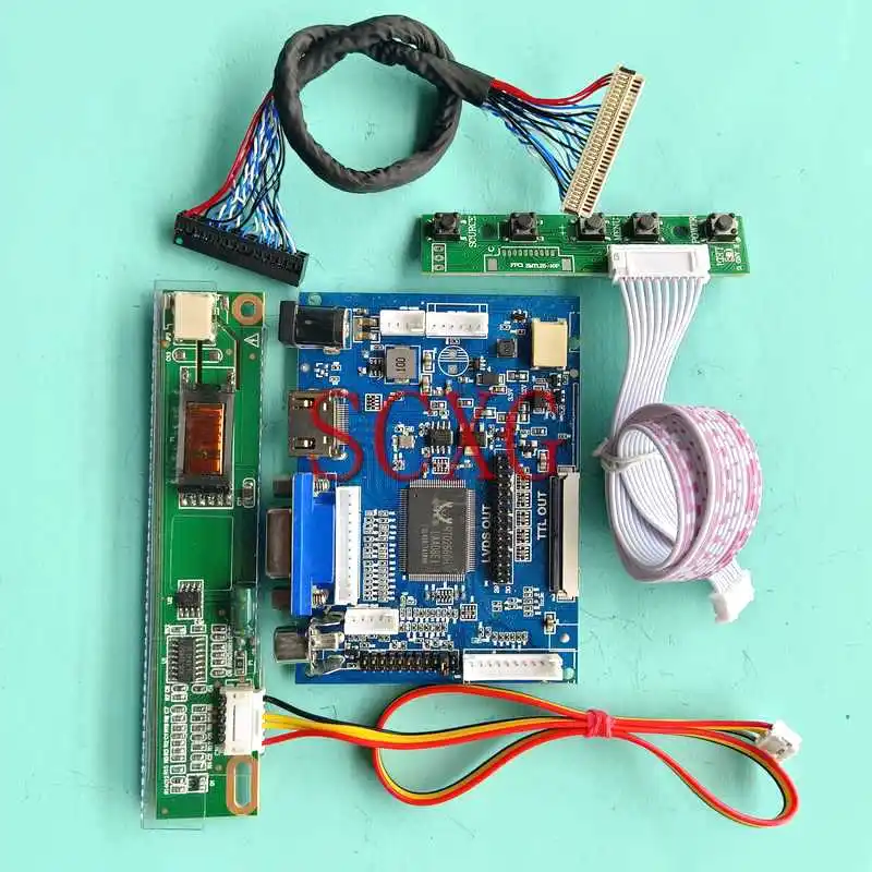 LED Monitor Screen Controller Driver Board Fit B150XG05 B150XG07 DIY Kit 15