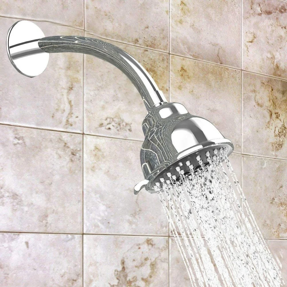 1pc Bathroom Shower Head 5 Gear Adjustable High Pressure Water Saving Shower Head Handheld Shower Head Shower Bathroom Supplies