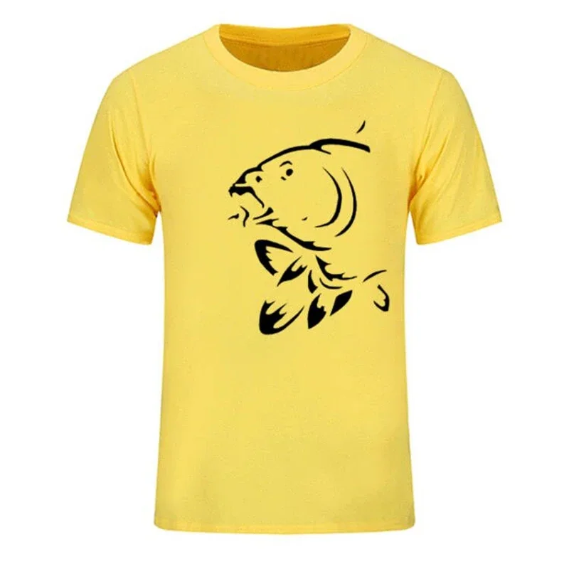 Funny carp sports T shirt men\'s summer fishing fisherman sports shirt men\'s leisure Harajuku O collar men\'s 3D t shirt clothing