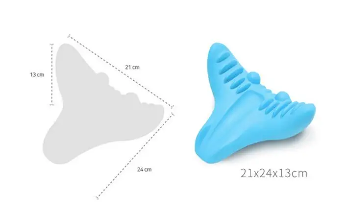 

Portable gravity pressure instrument cervical shoulder massage neck pillow health physical therapy care