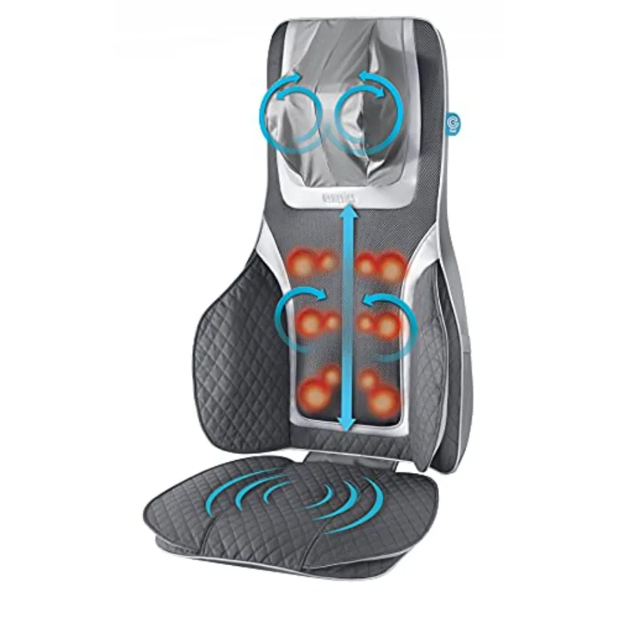 

Homedics Gentle Touch Gel Deluxe Шиацу Массажная подушка для шеи, плеч и спины с подогревом