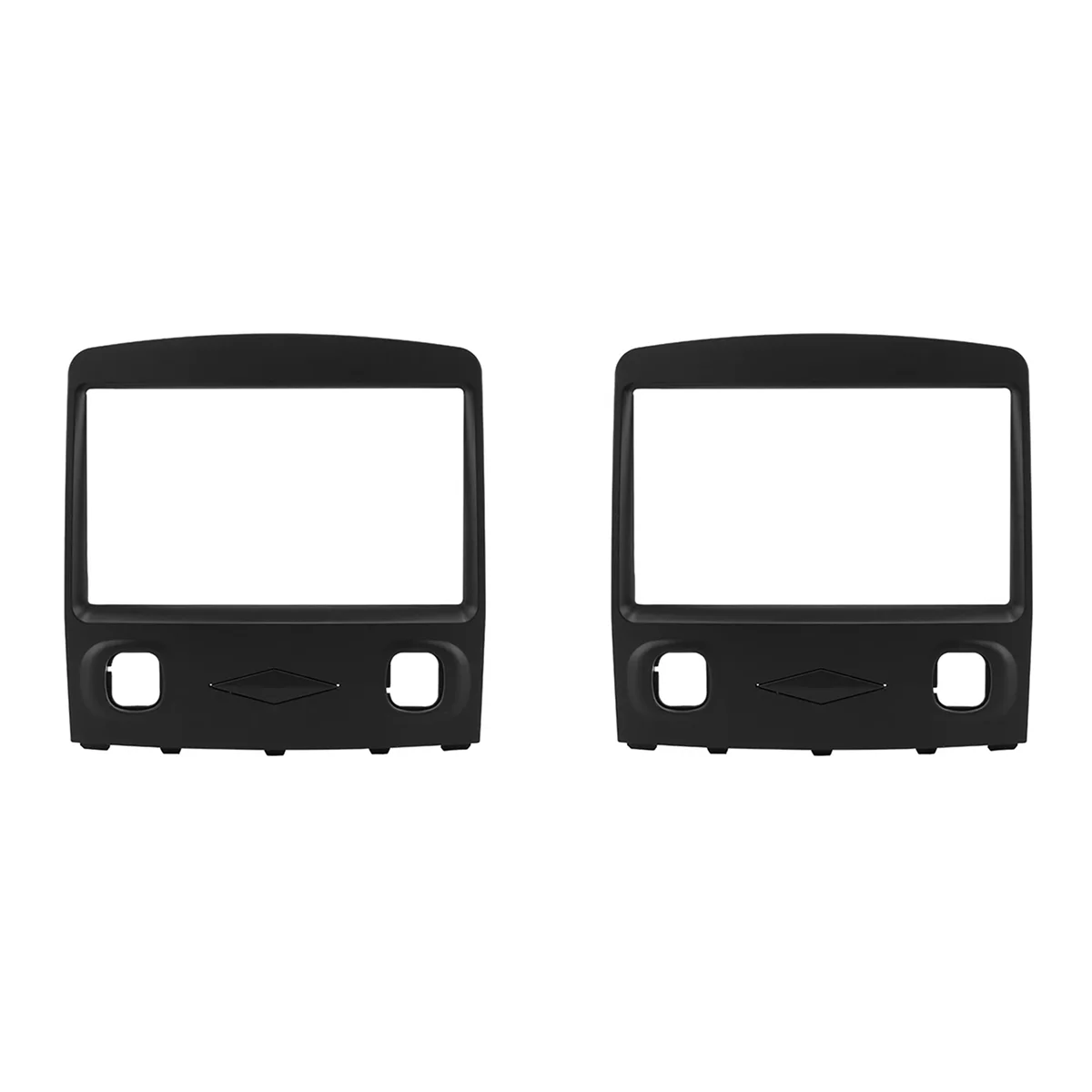 2X 2Din Radio Fascia for Escape 2008-2010 DVD Stereo Frame Plate Adapter Mounting Dash Installation Bezel Trim Kit