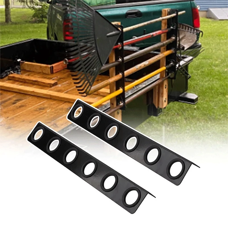 6-Tool Landscape Truck Trailer Rack Tool Storage Rack Shovel Rack