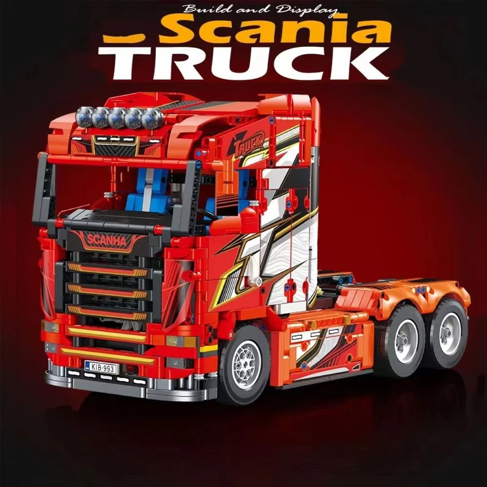 

1708pcs Technic JJ9070 MOC Building Blocks bricks model toys Sca Tractor Truck gifts collect Christmas