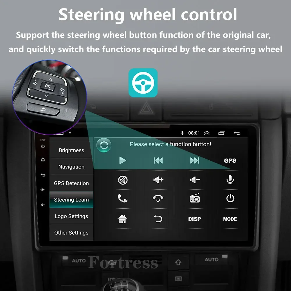 안드로이드 16 카플레이 안드로이드 오토 2K 화면 카 라디오 멀티미디어 플레이어 아우디 ... - 3