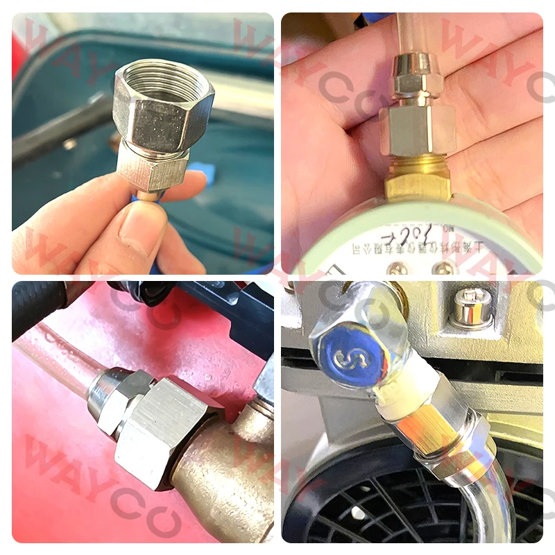 5PCS Pneumatic Fitting Connectors OD 4mm 6mm 8mm 10mm 12mm Female Thread 1/8 1/4 3/8 1/2 BSP Quick Connection For Air Hose Tube