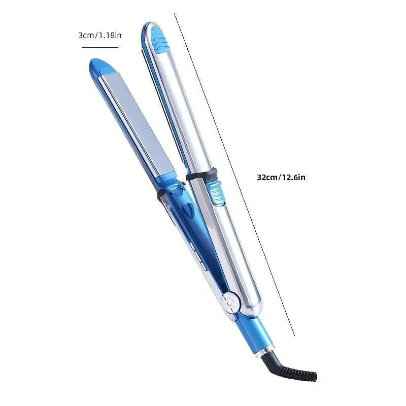 Professional titanium hair straightener, 1 piece ceramic heated hair straightener, home and travel heated hair tools, convenient