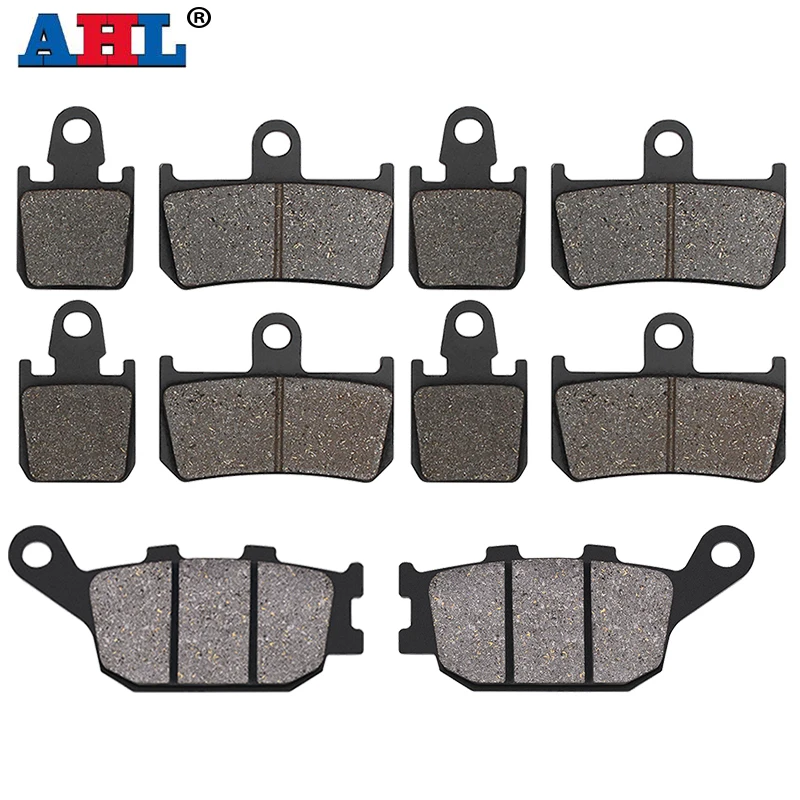 AHL Motorcycle Semi-Organic Metal Front & Rear Brake Pads For YAMAHA YZFR1 YZF R1 2007 2008 2009 2010 2011 2012 2013 2014