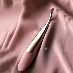 G-point Vibrator Used for Female Magnetic Honey Bean Stimulation Vibrator Multi Frequency Ultrasonic Vibration Charging Female V