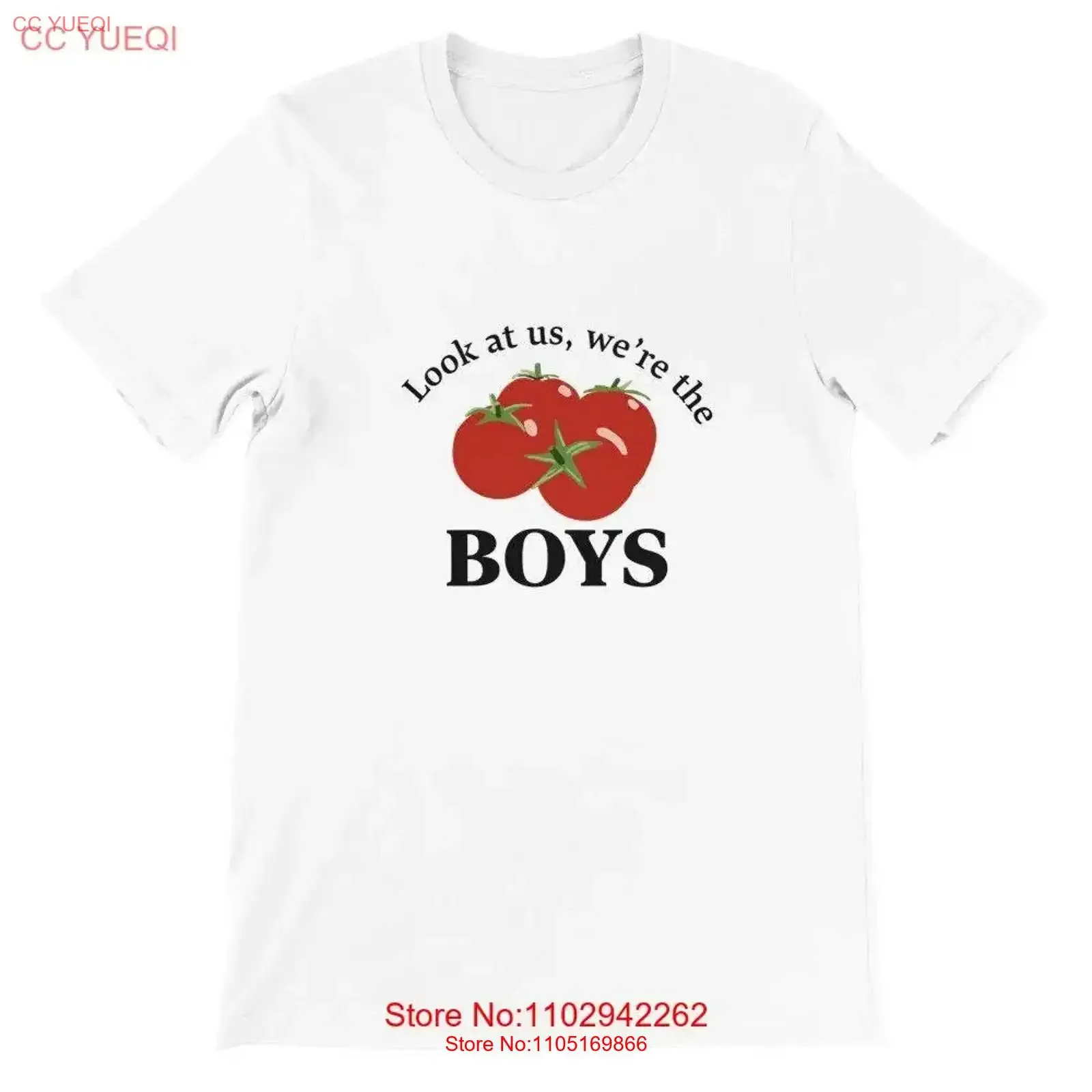 Look at us we're the Cherry Tomato Boys Curse inspired Premium Crewneck T shirt tee Nathan Fielder Flipanthropy vintage Washed