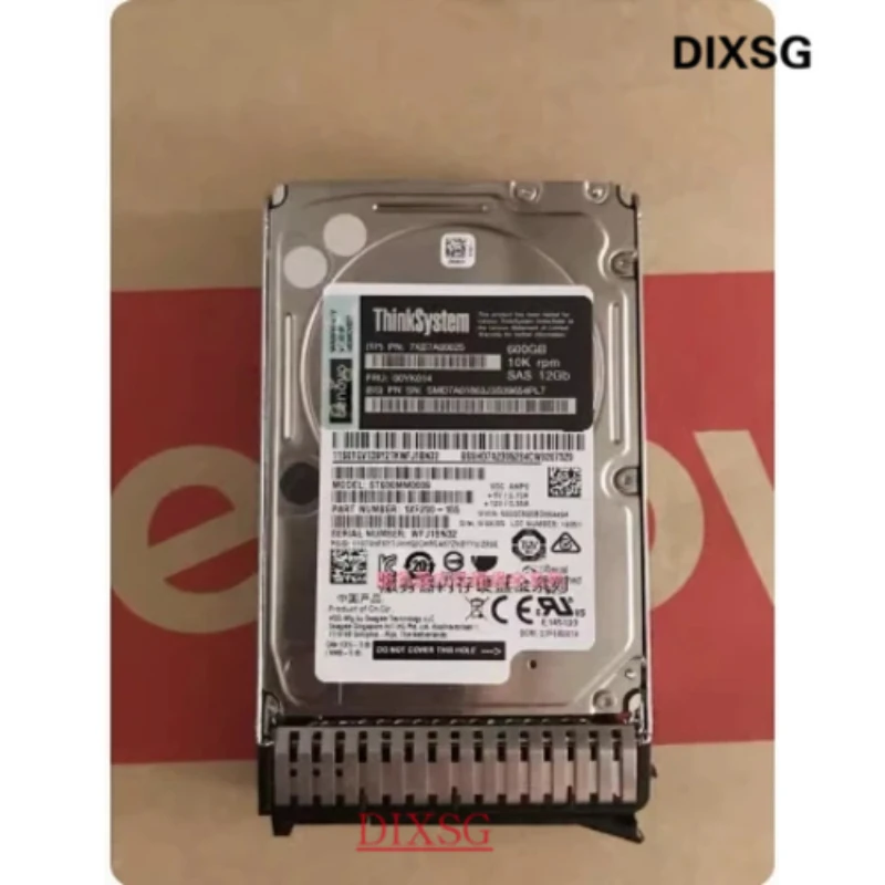 For Lenovo SR530 SR550 SR630 Hard disk 00YK014 600G SAS 12Gb 7XB7A00025