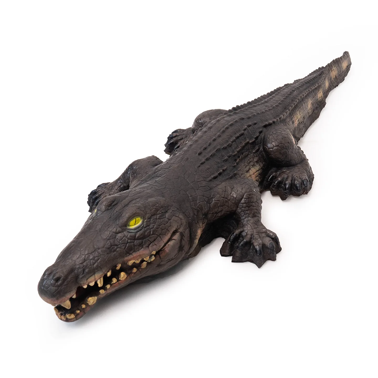 

Halloween big outdoor crocodile ornament haunted house secret room foam latex atmosphere horror simulation animal decoration pro