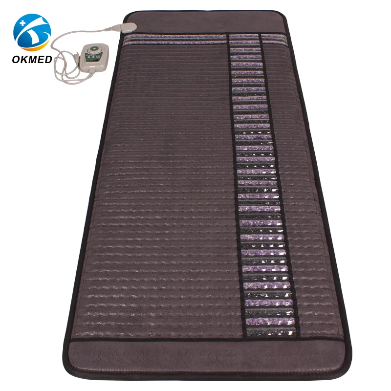 

Высококачественный физиотерапевтический массажный коврик PEMF с аметистом и турмалином