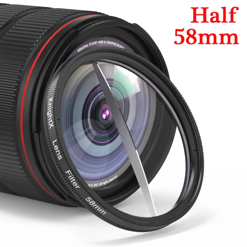 KnightX Camera Prisma Split Kaleidoscope Filter 52mm 55mm 58mm 67mm 72mm 77mm 8