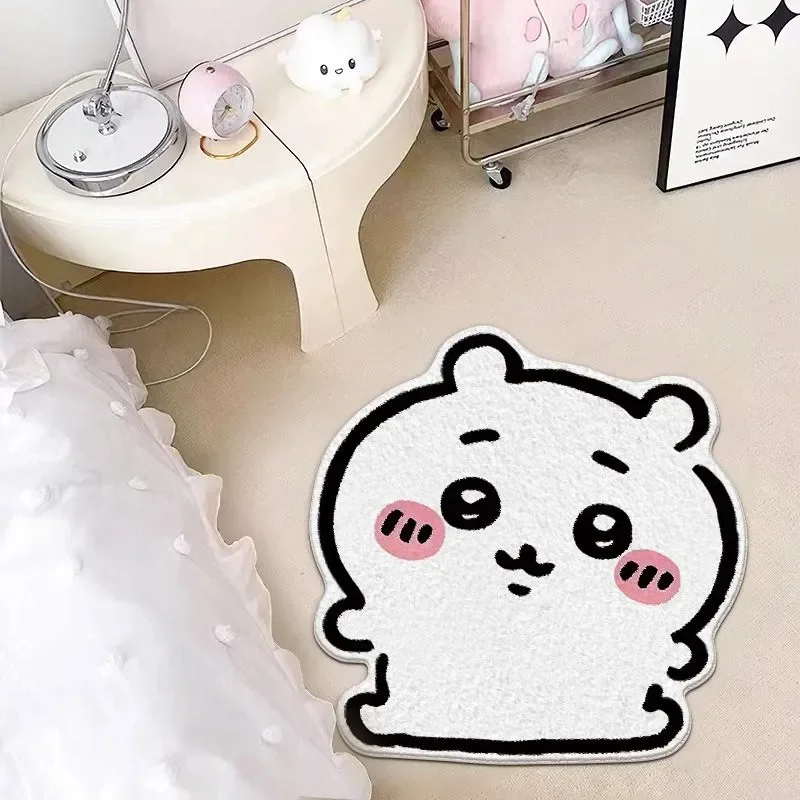 

2024 Plush Carpet Anime Figure ちいかわ ハチワレ Rug Home Room Decor Bedroom Carpet Blanket Room Floor Mat Anime Living Room Rug