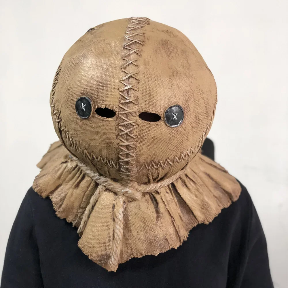 Trick 'r Treat 2 Sam Mask Cosplay Horror Ghost Latex Masks Halloween Party Costume Props 2023