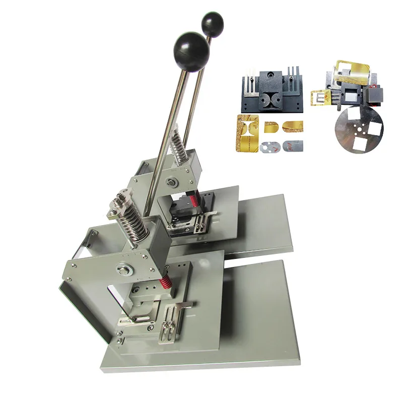 Personalizable aluminum euro slot oval puncher for paper product manufacturing