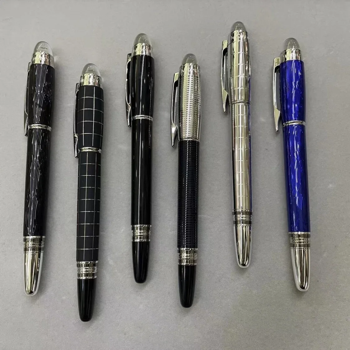 أقلام جل فاخرة على شكل نجمة Mb قلم حبر جاف هدية قلم حبر جاف أقلام برميل دوارة للكتابة