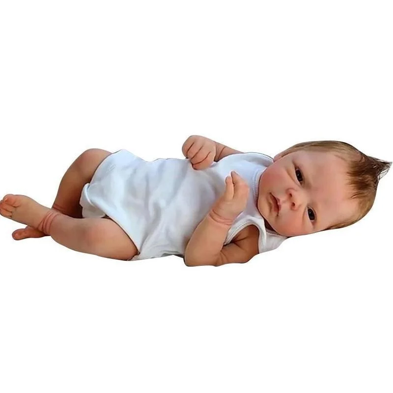 46CM Full Body Soft Silicone Reborn Toddler Doll Raya Lifelike Soft Touch High Quality Doll Gifts for Children