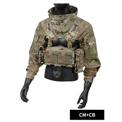 DMgear Uniforme táctico camuflaje manga larga transpirable MOLLE