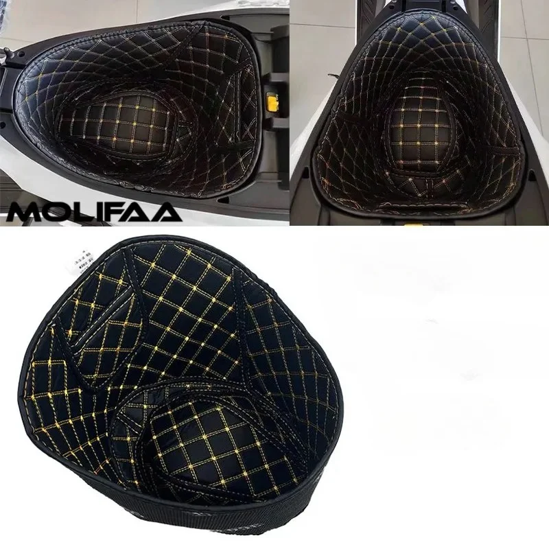 

For SYM Cruisym 150X Motorcycle Compartment Seat Barrel Pad Lining PU Storage Box Bucket Protective Cushion Cover Accessories