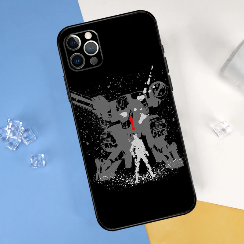 Metal Gear Solid Case For iPhone 16 15 13 12 11 14 Pro Max Mini