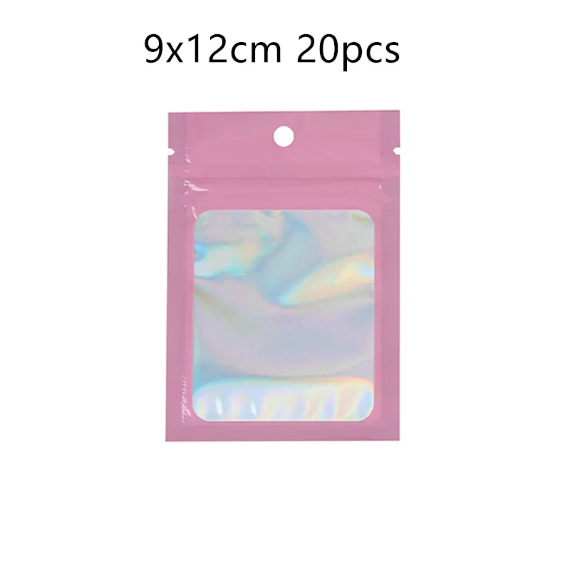50 stks Kleurrijke Sterke Ritssluitingszakje Plastic Zelfsluitende Zakje Zip Ritssluiting Zakken Armbanden Ketting Ring Sieraden Verpakking
