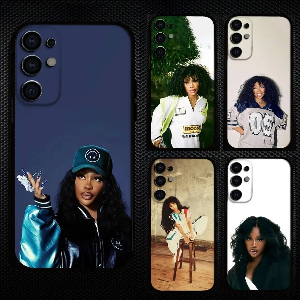 

Singer S-SZA L-Lana Phone Case For Samsung S25,S24,S21,S22,S23,S30,Ultra,S20,Plus,Fe,Lite,Note,10,9,5G Black Cover