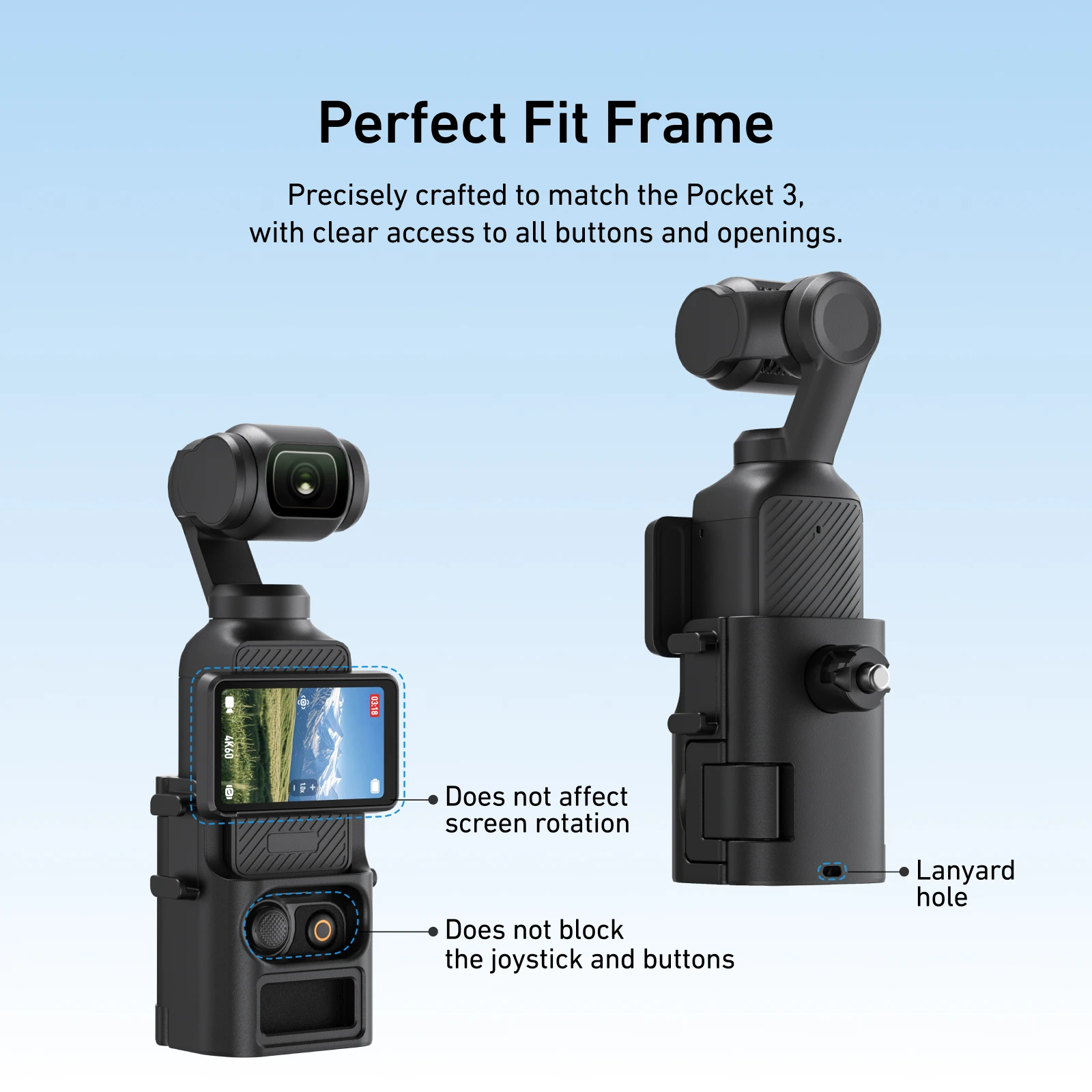 2025 TELESIN الإفراج السريع على ظهره جبل ل DJI جيب 3 ملحقات الكاميرا على ظهره حزام قاعدة تركيب مزودة بمشبك حامل لجيب 3