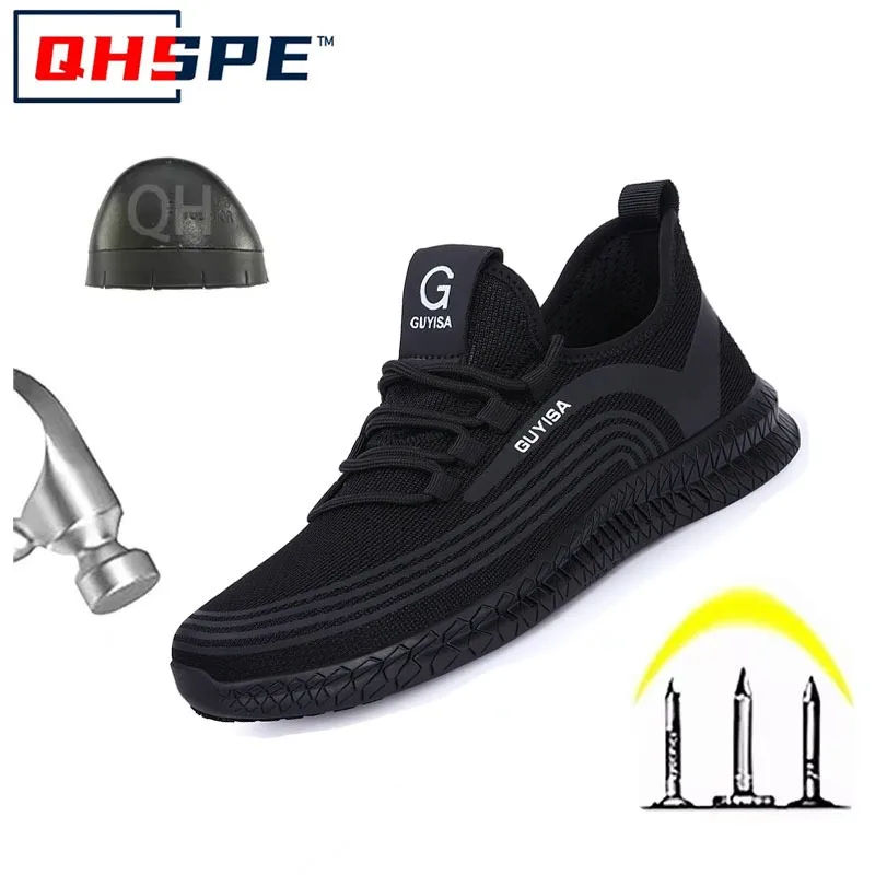 Steel Toe Safety Shoes for Men And Women Anti-Slip Anti-Impact Puncture Resistant Breathable Durable Outdoor Work Security Tacti