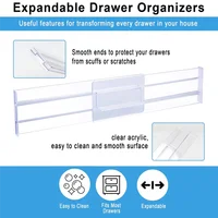 Divisores extensibles transparentes para cajones