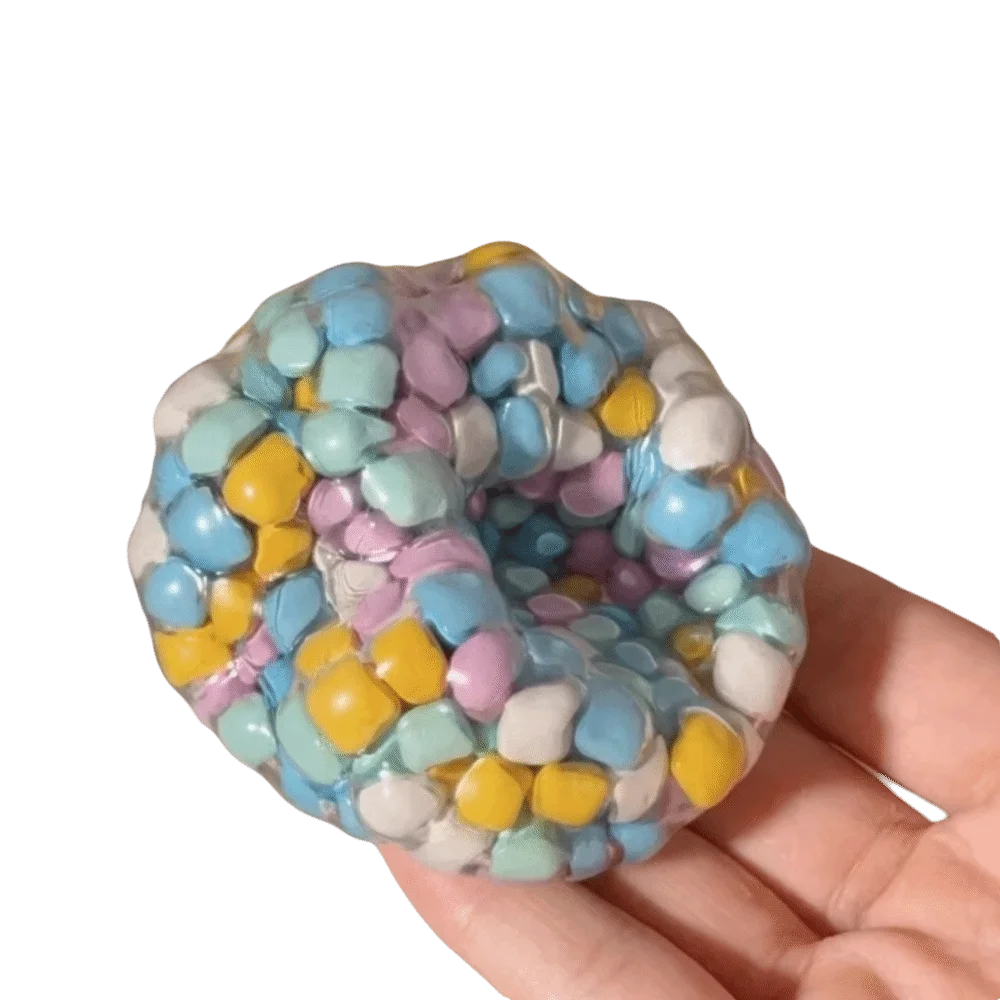 Portable Anti-Anxiety Squishy Stress Ball Slow-Rebound Focus Enhancement Squeeze Balls Handmade Balls