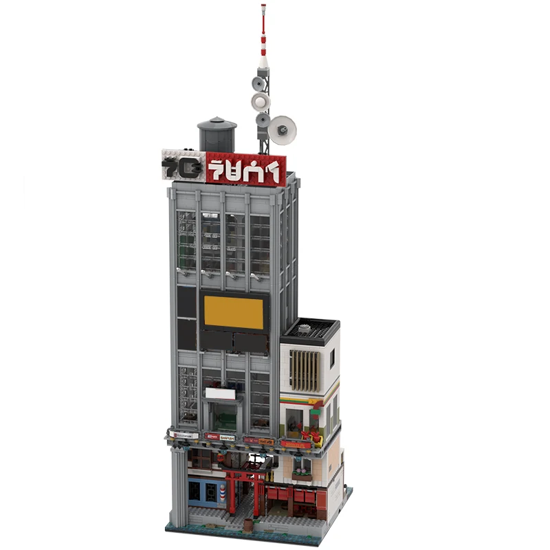 NEW 4591PCS City Hot Selling Street View Moc Modular  News Center Building DIY creative ideas Children Toy birthday Gift Blocks