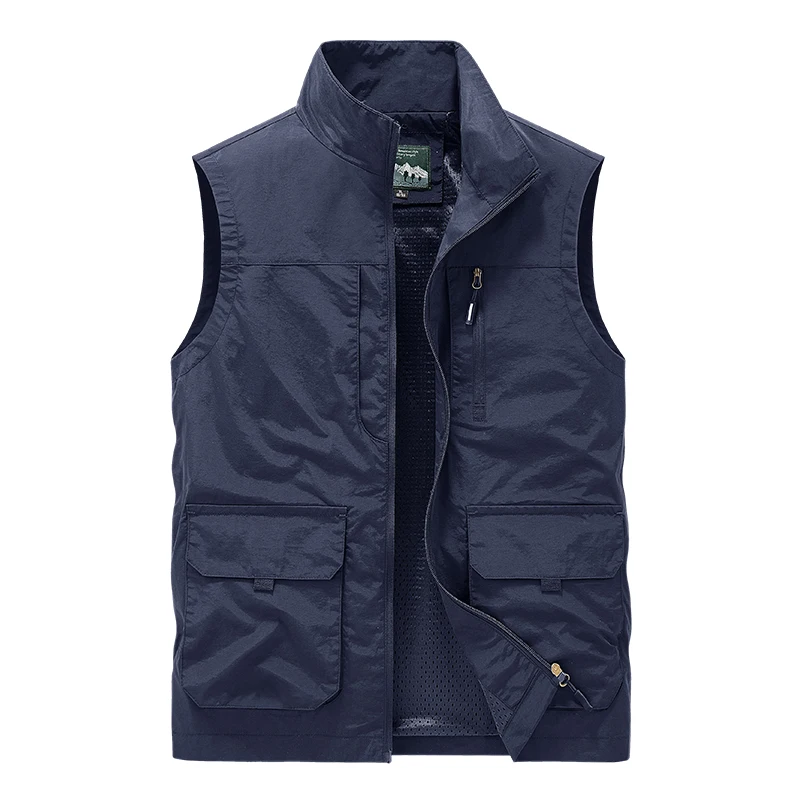 Men's Outdoor Running Fitness Leisure Windproof Breathable Vest Versatile and Comfortable Vest for Spring Autumn Outdoor Trends